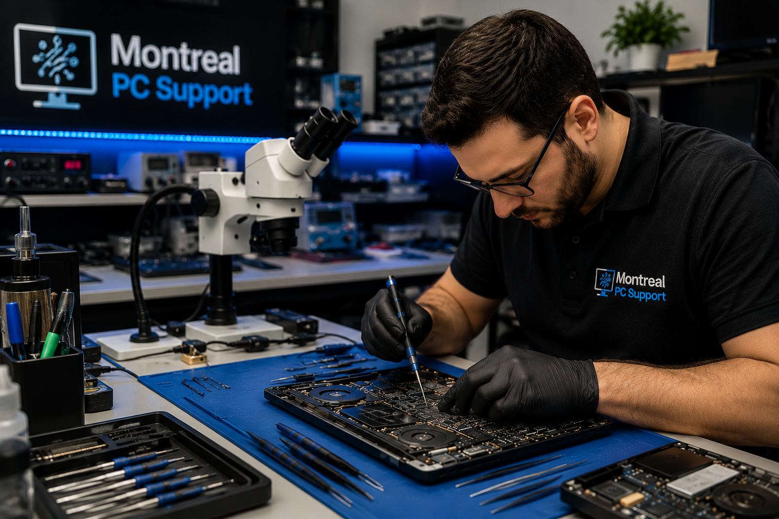 Computer repair near me Montreal local technician service