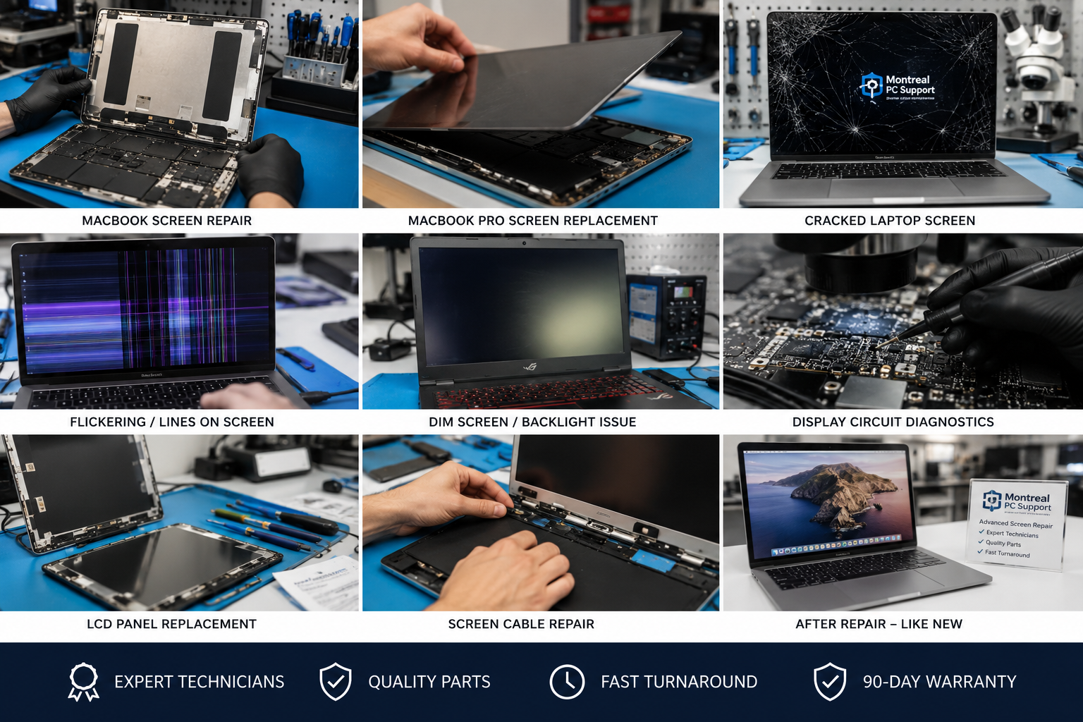 Advanced screen repair Montreal